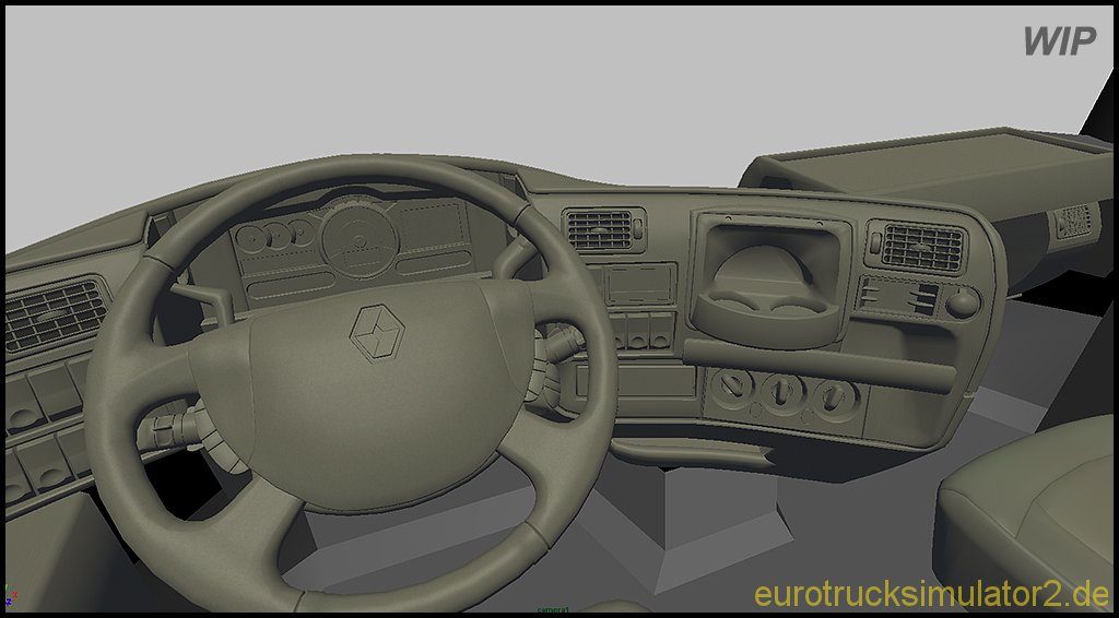 Work in Progress: Renault Magnum-Interior