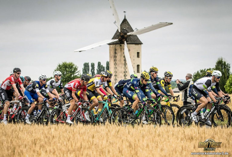 Real Frankreich Windmühle Tour de France