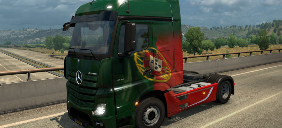 Führen sie individuell gestaltete euro-truck-simulator-2-lackierungen durch