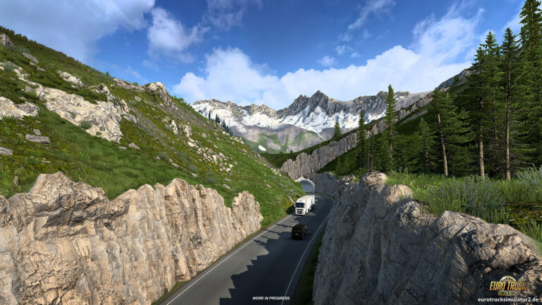 Alpenstraßen in der Schweiz