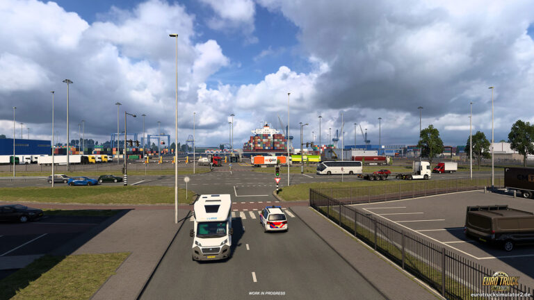 Der Hafen von Rotterdam