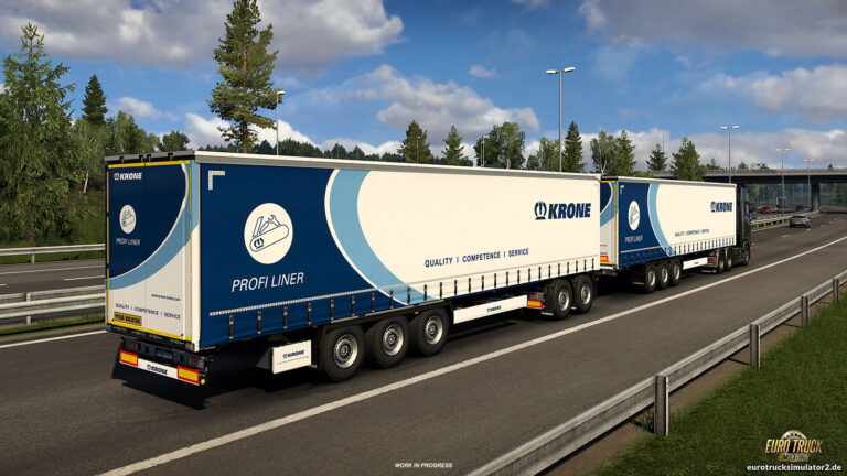 Neue KRONE-Auflieger