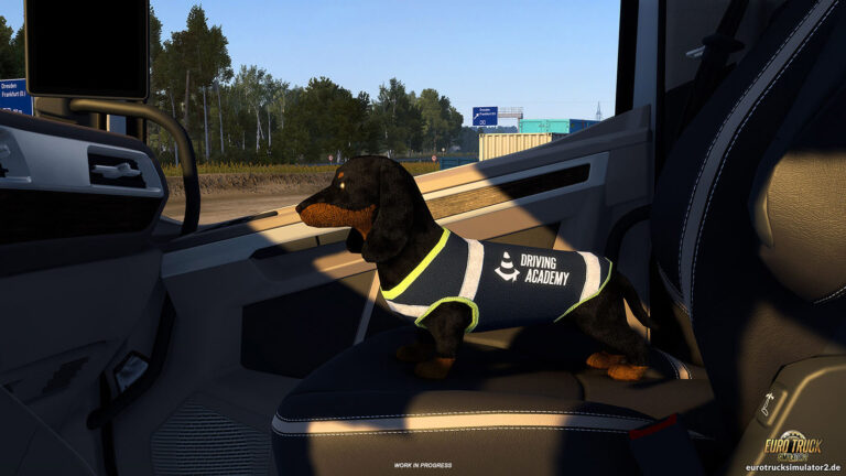 Zwei Anhänger in der Driving Academy