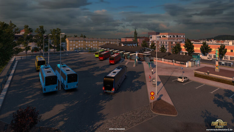 Busbahnhöfe und -haltepunkte in bestehenden Regionen