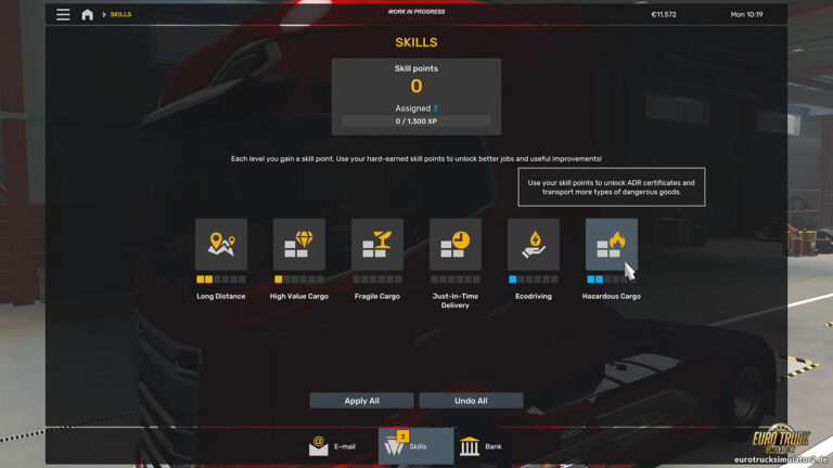 Neue Fähigkeiten-Ansicht