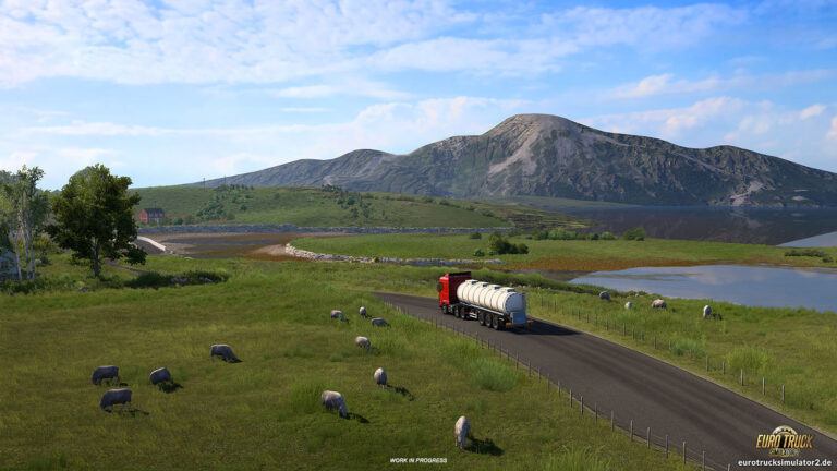 Die N59 in Irland