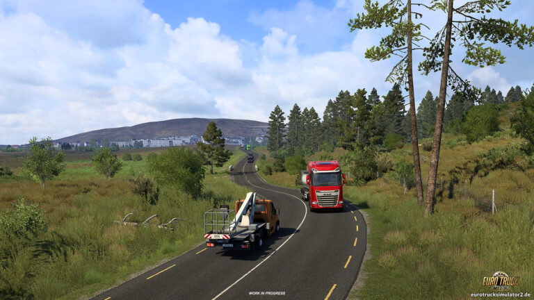 Die N59 in Irland