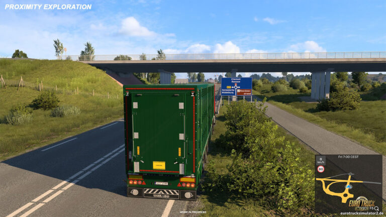 Straßenerkundung mit Umgebung