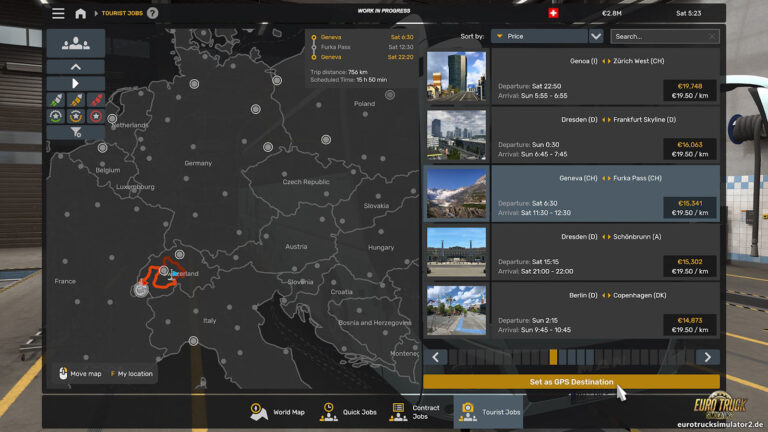Touristenfahrten im Coaches-DLC